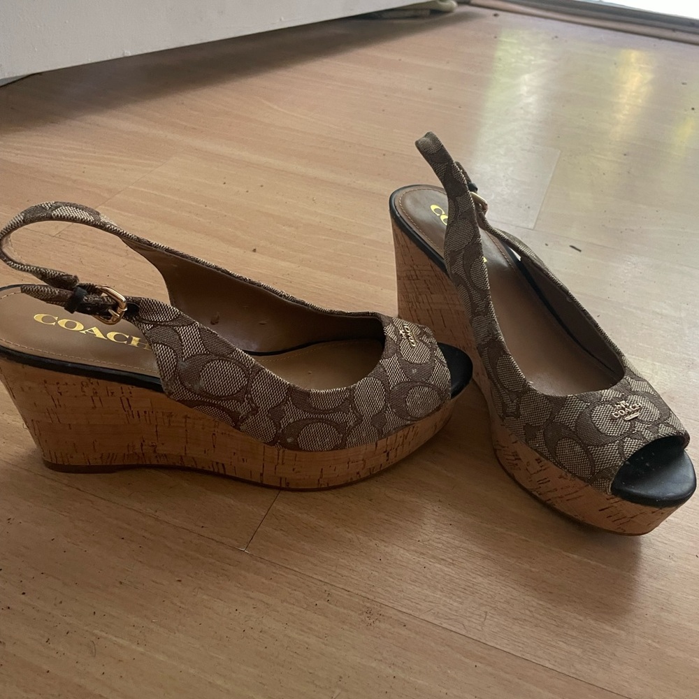 Coach platform wedges